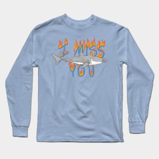 Flame Shark Long Sleeve T-Shirt